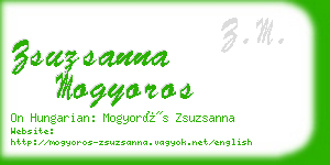 zsuzsanna mogyoros business card